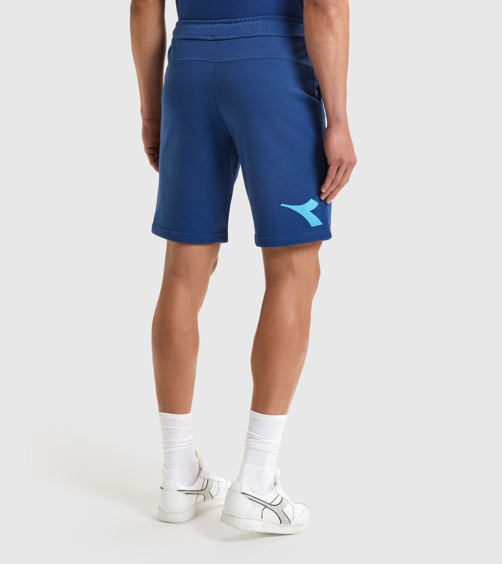 Cotton shorts - Unisex BERMUDA MANIFESTO SALTIRE NAVY - Diadora