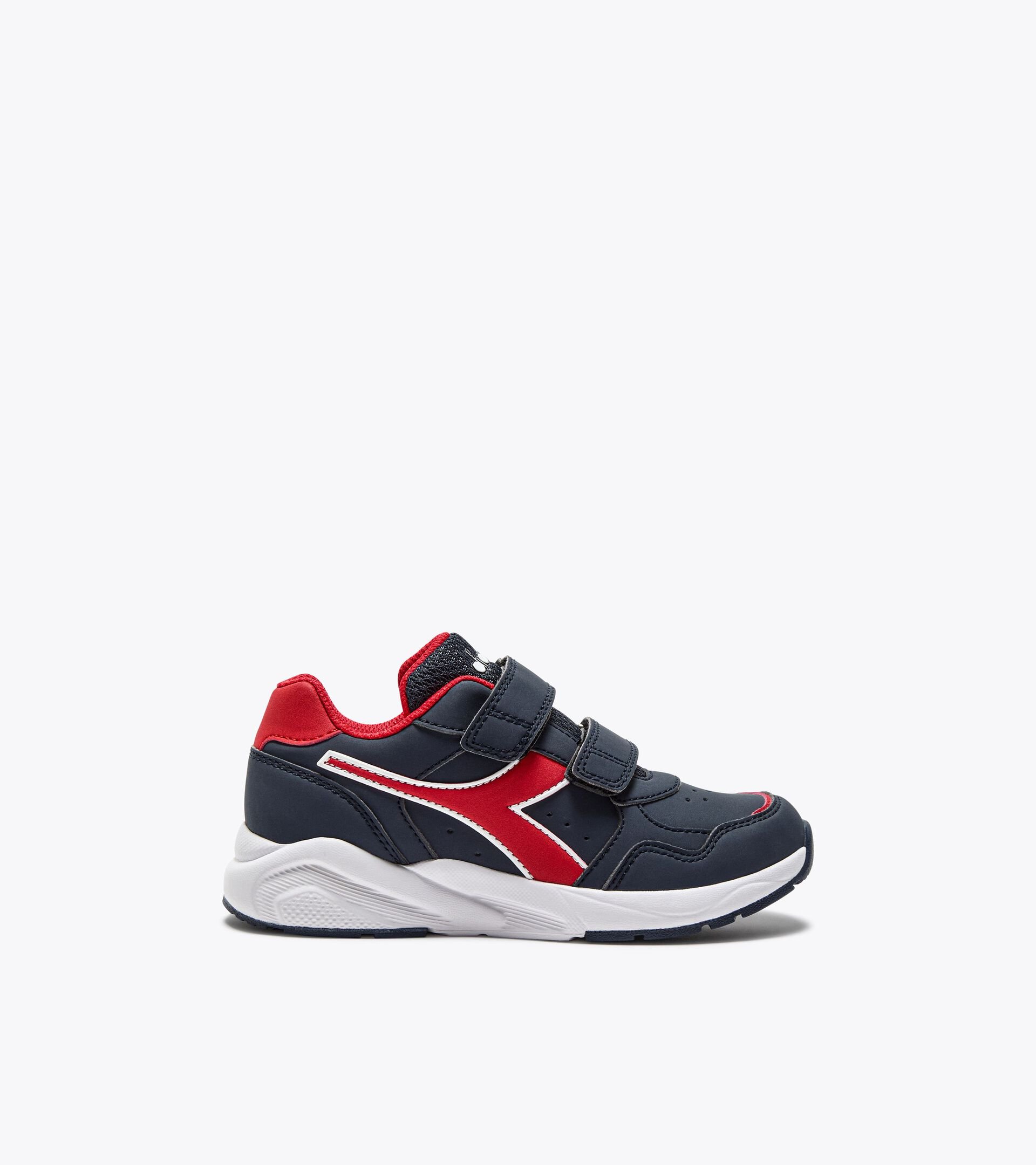 Junior running shoe - All-gender
FALCON 5 SL JR V BLUE CORSAIR/WHITE/FIERY RED - Diadora