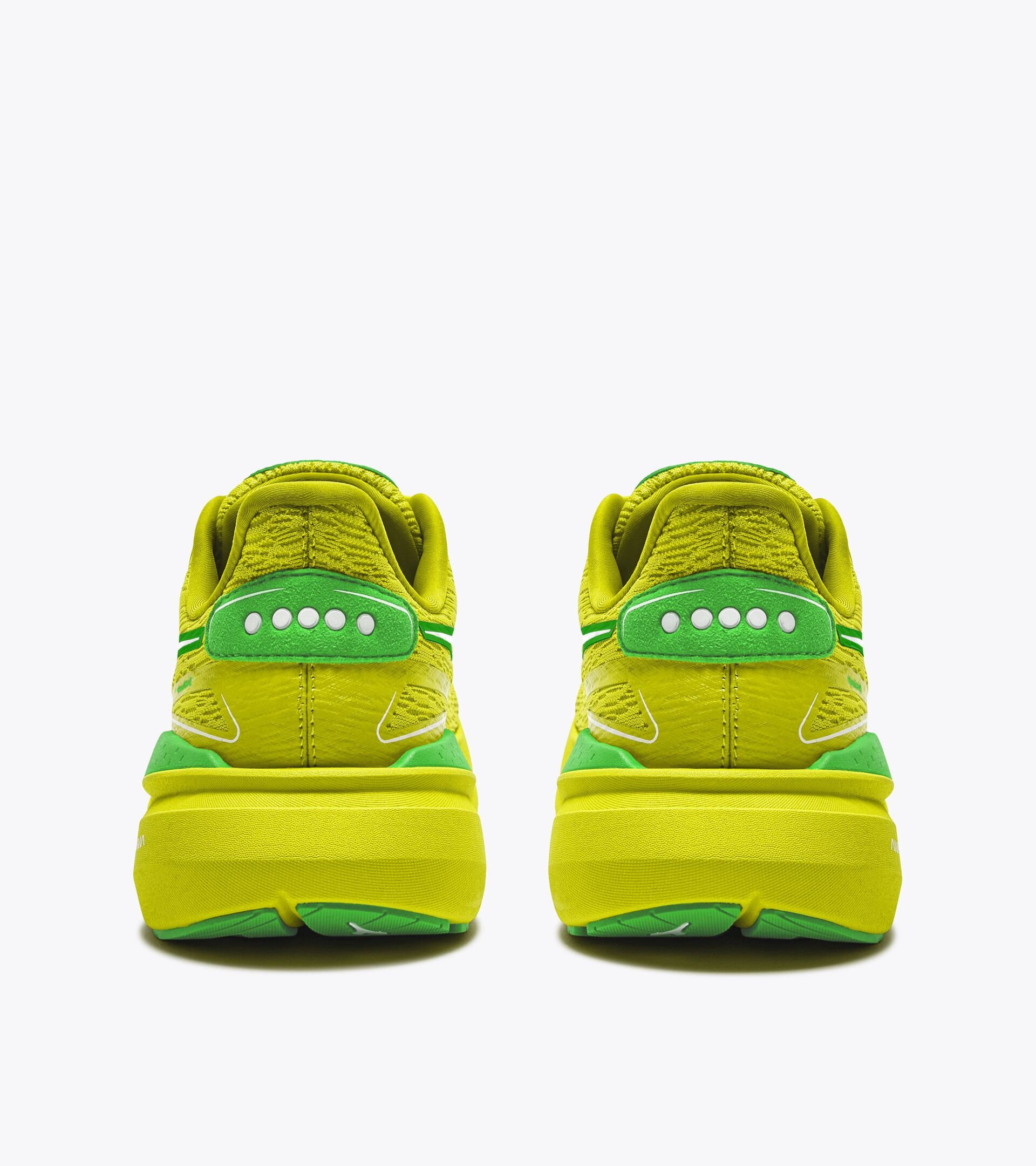 Running shoe - Comfort and stability - Men's NUCLEO 2 SULPHUR SPRING/GREEN FLASH - Diadora