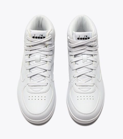 RAPTOR MID GS, WHITE/WHITE/WHITE Sports shoes - Youth 8-16 years RAPTOR MID GS WHITE/WHITE/WHITE - Diadora
