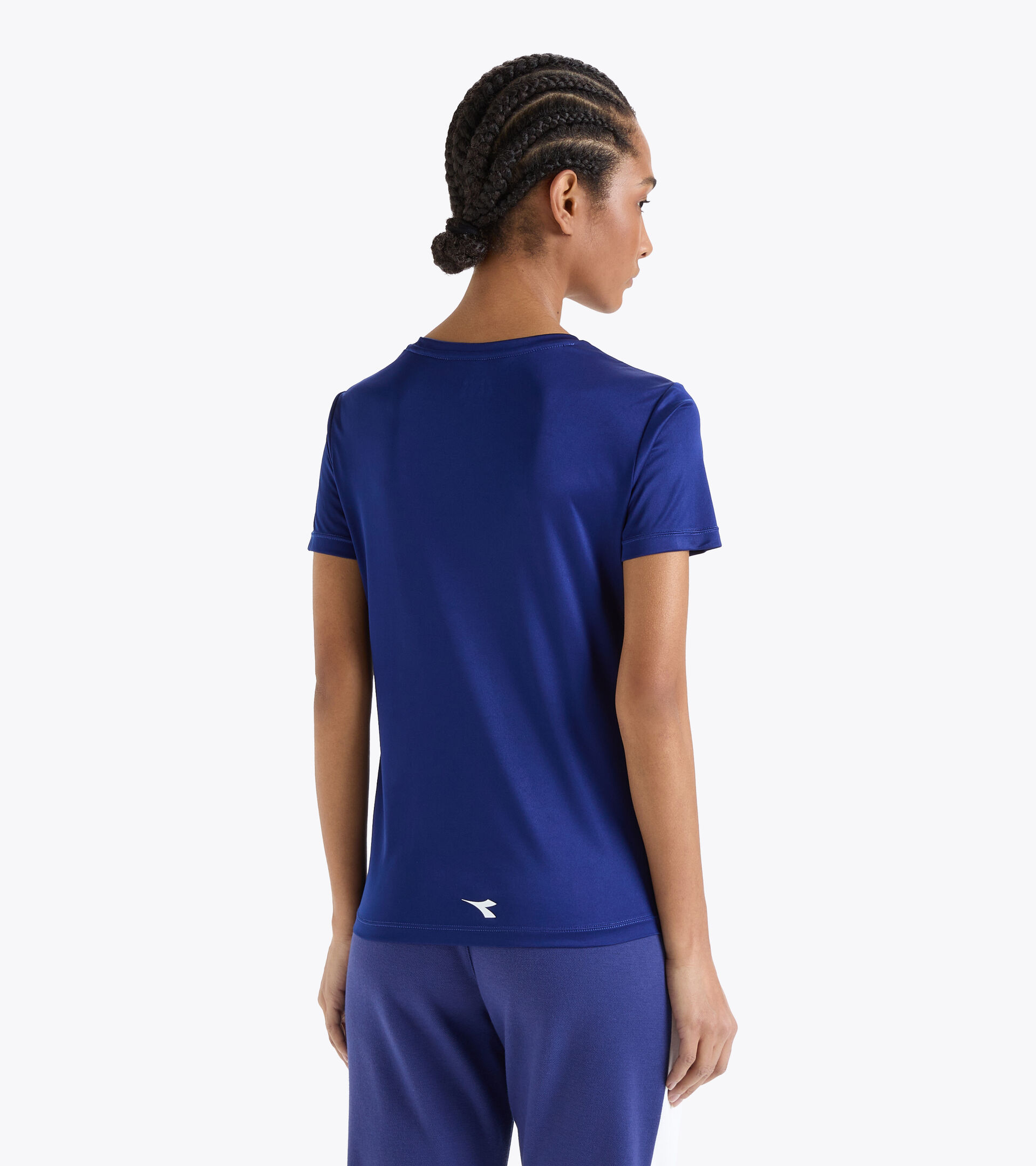 Tennis-T-Shirt - Damen L. SS T-SHIRT BLAUDRUCK - Diadora