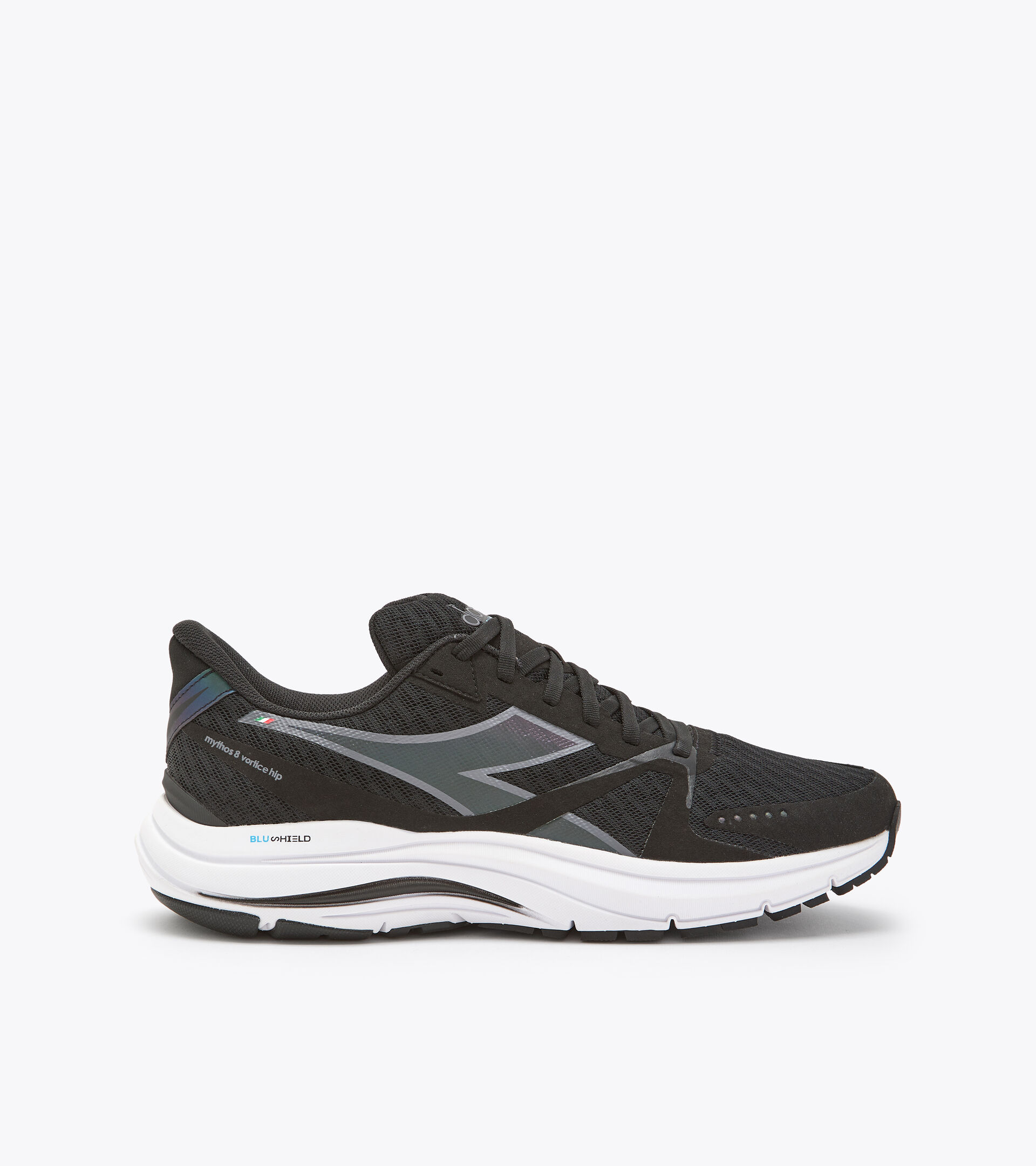 Running shoes - Men MYTHOS BLUSHIELD 8 VORTICE HIP BLACK/WHITE (C7406) - Diadora