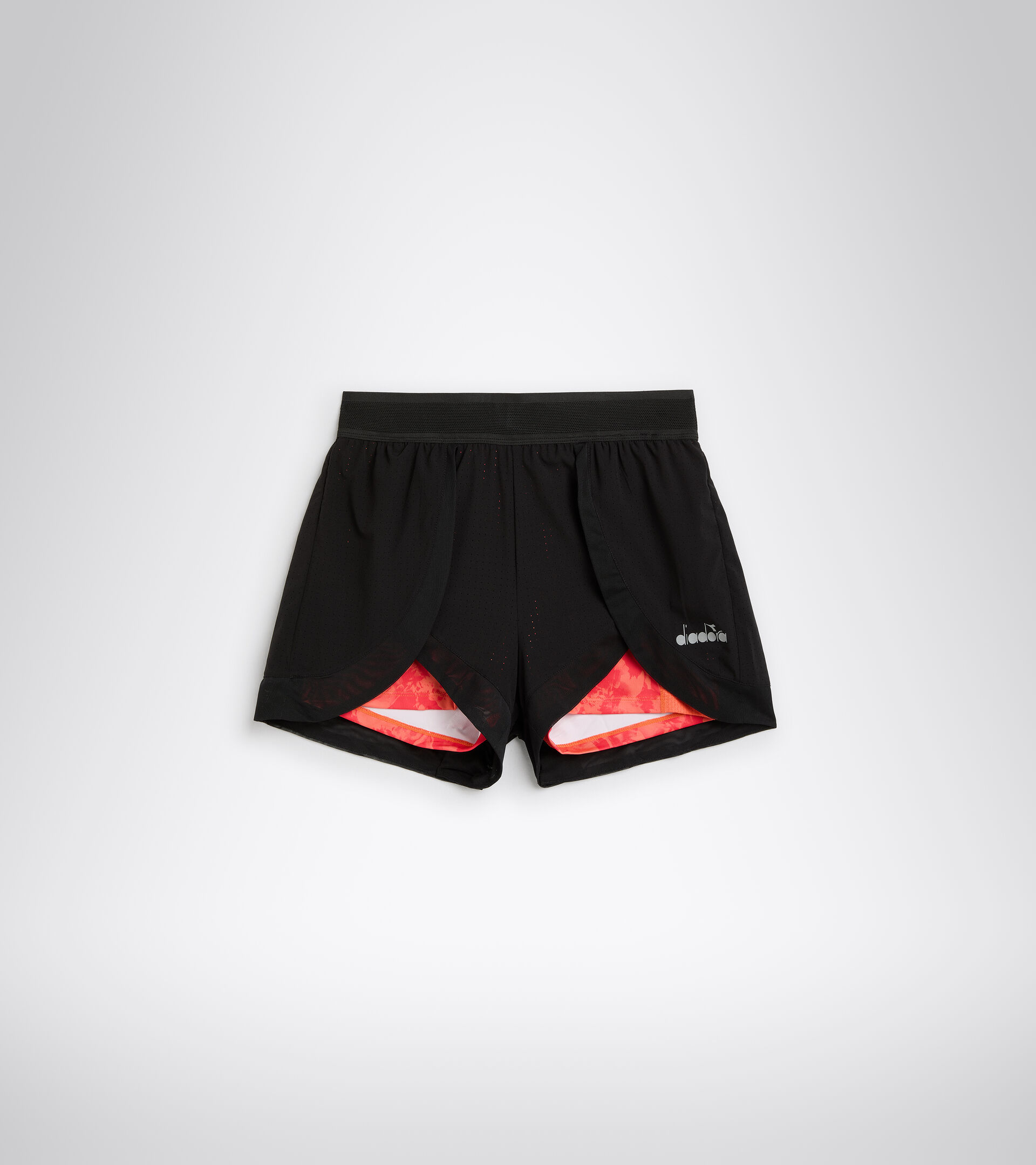 Pantalones cortos de doble capa - Mujer L. DOUBLE LAYER SHORTS BE ONE NEGRO - Diadora