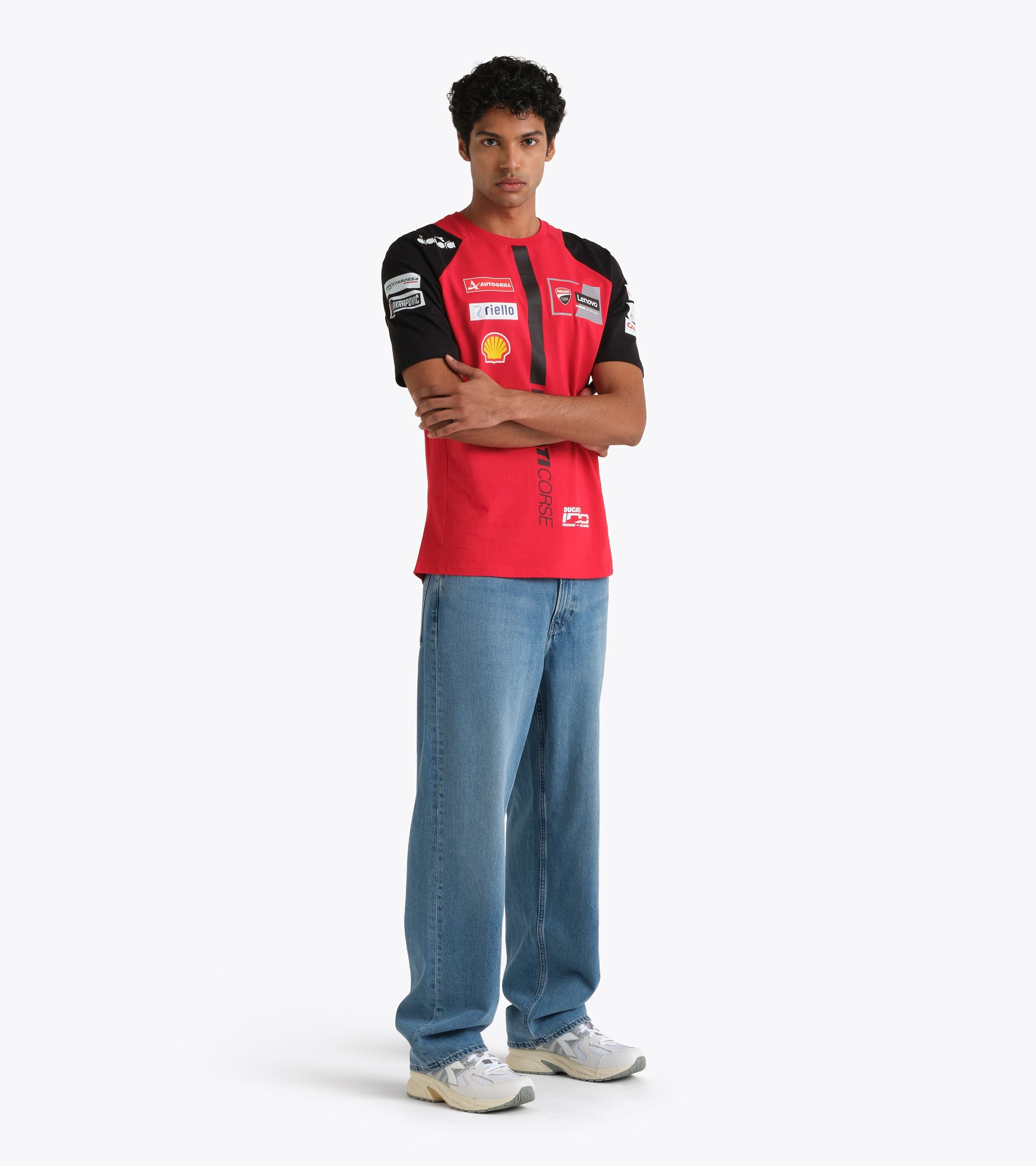 DOBAI 競馬 ドバイワールドカップ Tシャツ 半袖 赤 RED レッド S Tシャツ通販ならREDBROS.｜大入 : スーパーレッド/6.2oz半袖Tee/SpoTee