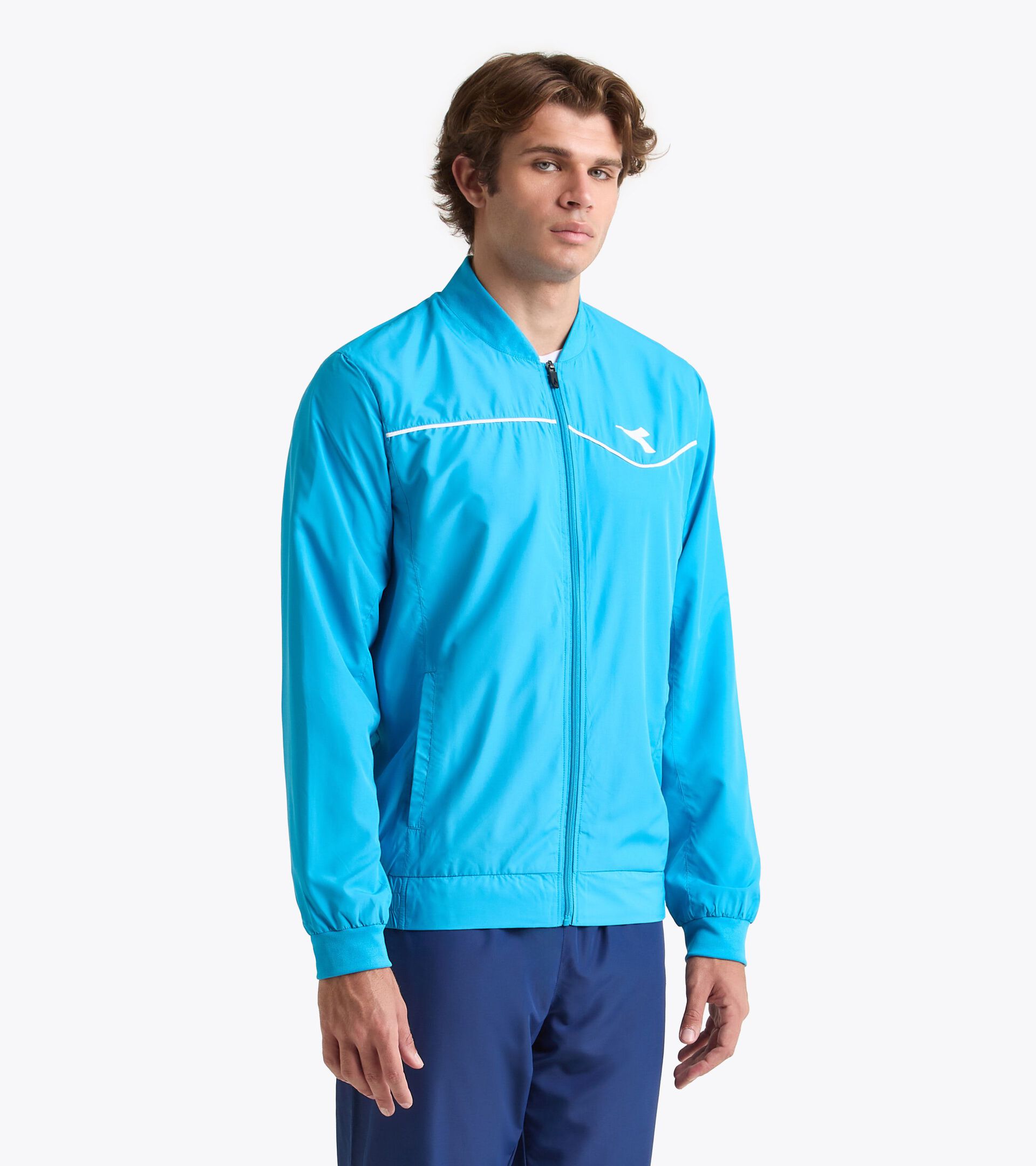 Tennis jacket - Men JACKET COURT ROYAL FLUO - Diadora