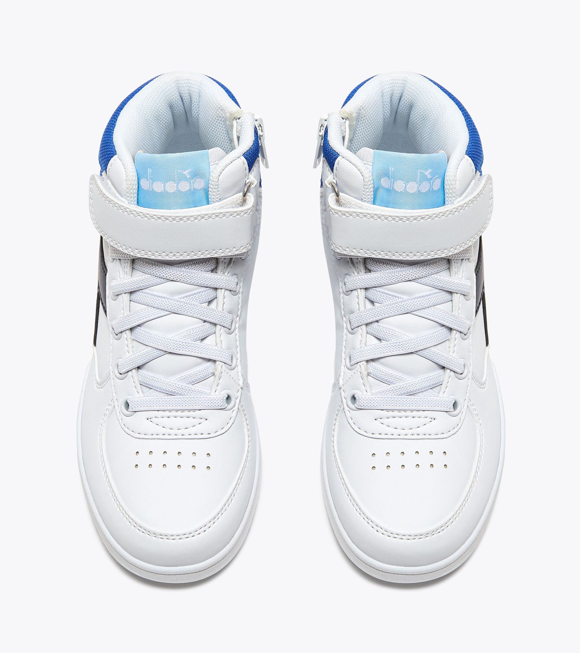 Chaussures de sport - Garçon 4-8 ans RAPTOR MID PS BLANC/BLAU ECOLE NAVALE - Diadora