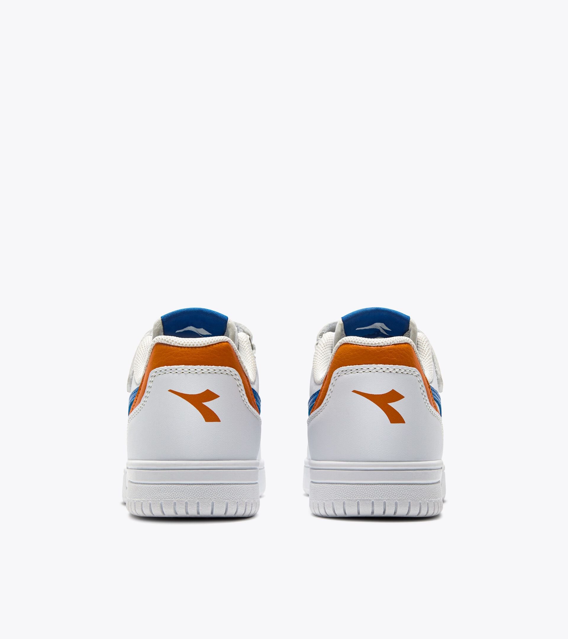 Sports shoes - Kids 4-8 years RAPTOR LOW PS WHT/IMPERIAL BL/PERSIMMON ORG - Diadora
