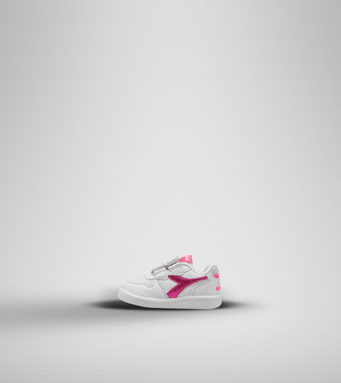 PLAYGROUND TD GIRL, BLANCO/ROSA FLUO Zapatilla deportiva - Niños pequeños 1-4 años PLAYGROUND TD GIRL BLANCO/ROSA FLUO - Diadora