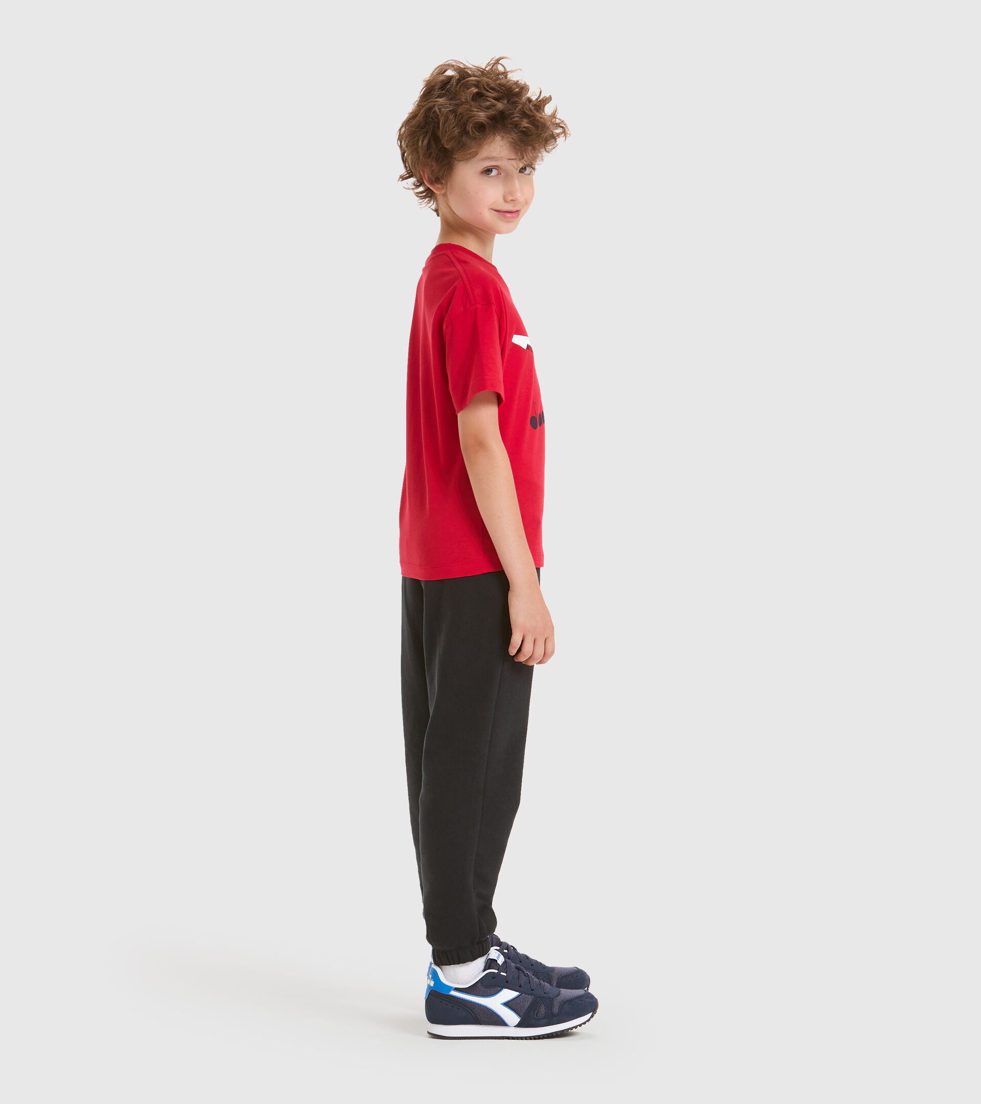 T-shirt - Kids JU.SS T-SHIRT CUBIC TANGO RED - Diadora