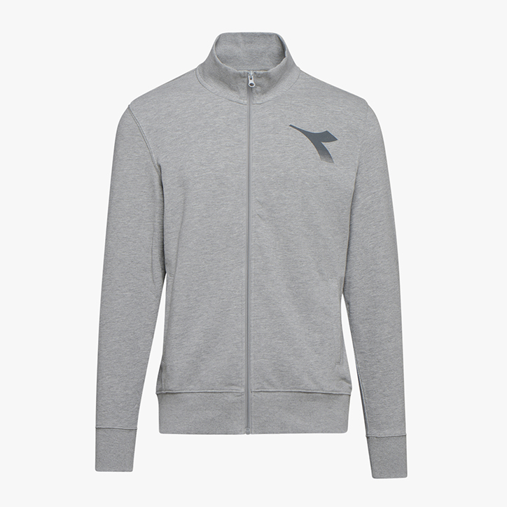 FZ. SWEAT FREGIO, LIGHT MIDDLE GREY MELANGE , large