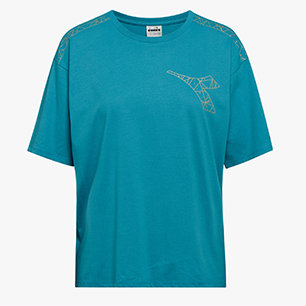 L. SS T-SHIRT FREGIO, BLUE BAY, medium