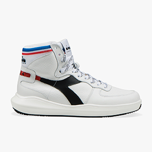 MI BASKET H LEATHER MDS, WHITE, medium