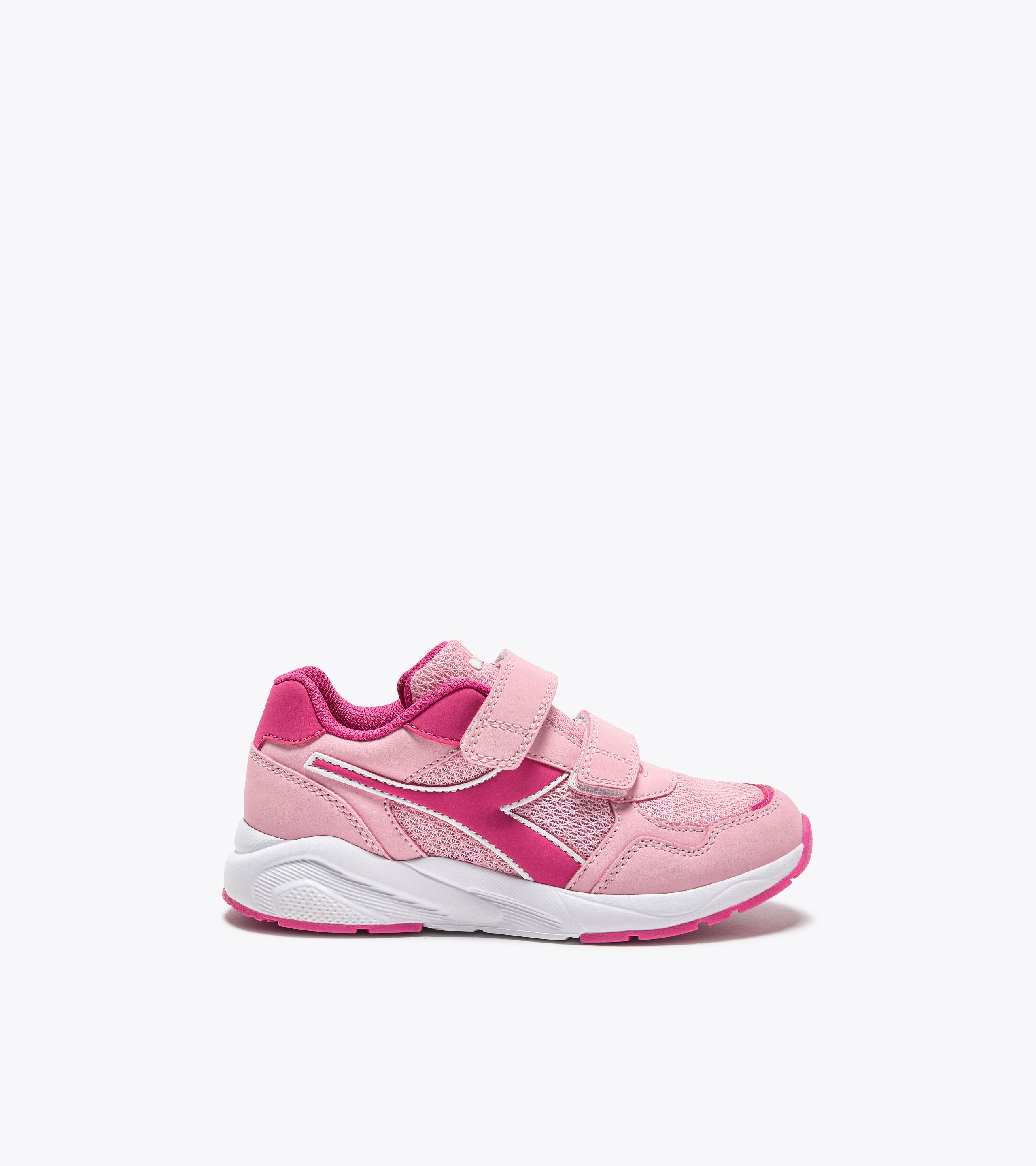 Diadora Falcon 2 SL JR V Act - Scarpe Running Bambini In Tela, Chiusura A Strappo, Colori Vivaci, Tacco Piatto