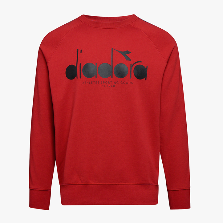 SWEATSHIRT CREW 5PALLE OFFSIDE, RED CAPITAL, large