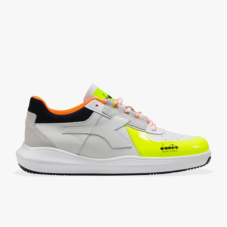 MI BASKET H LOW MDS FLUO, FLUORESCENT YELLOW, large