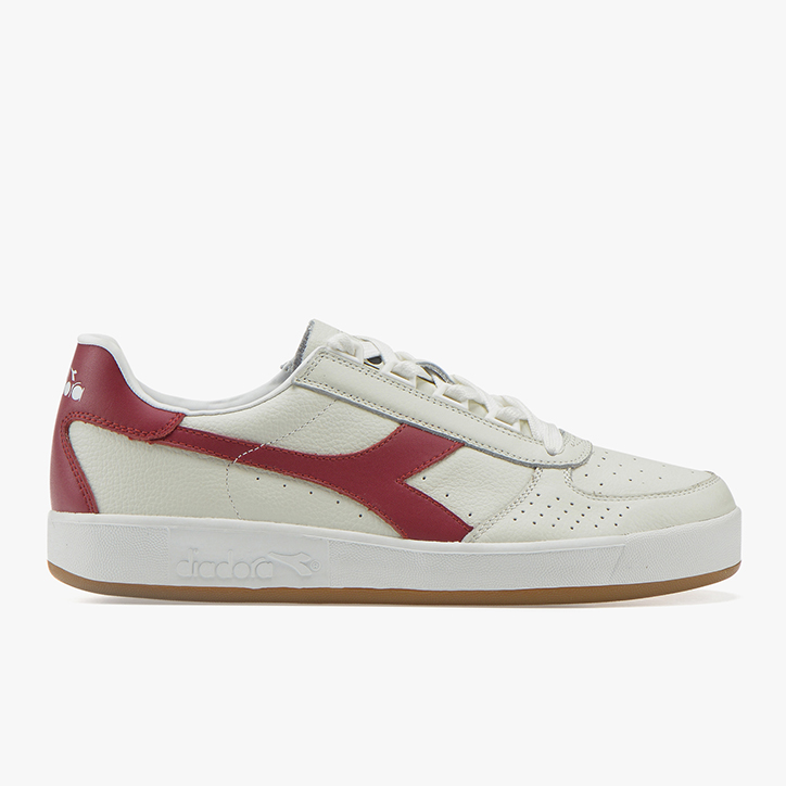 B.ELITE L, WHITE/TIBETAN RED, large