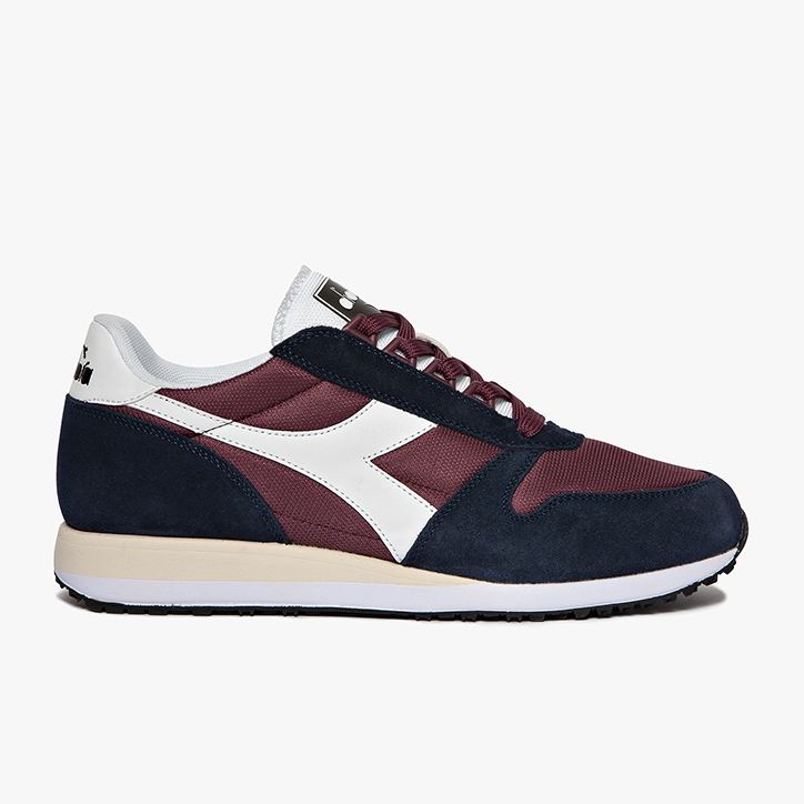 CAIMAN, BLUE NIGHTS/BURGUNDY, large