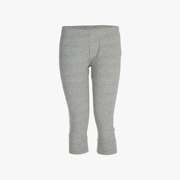 L.LEGGINS 3/4 STC, LIGHT MIDDLE GREY MELANGE, large