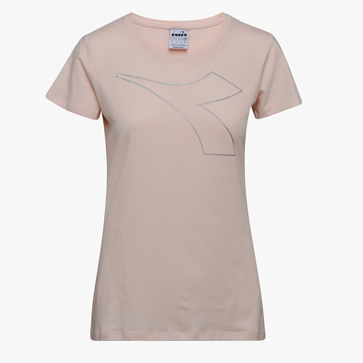 L.SS T-SHIRT FREGIO, SILVER PEONY, large