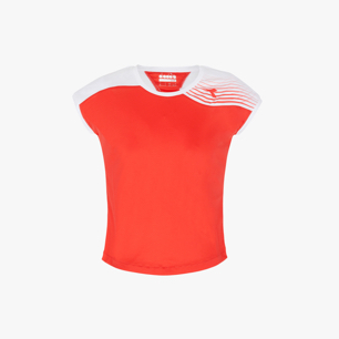 G. T-SHIRT COURT, RED, medium