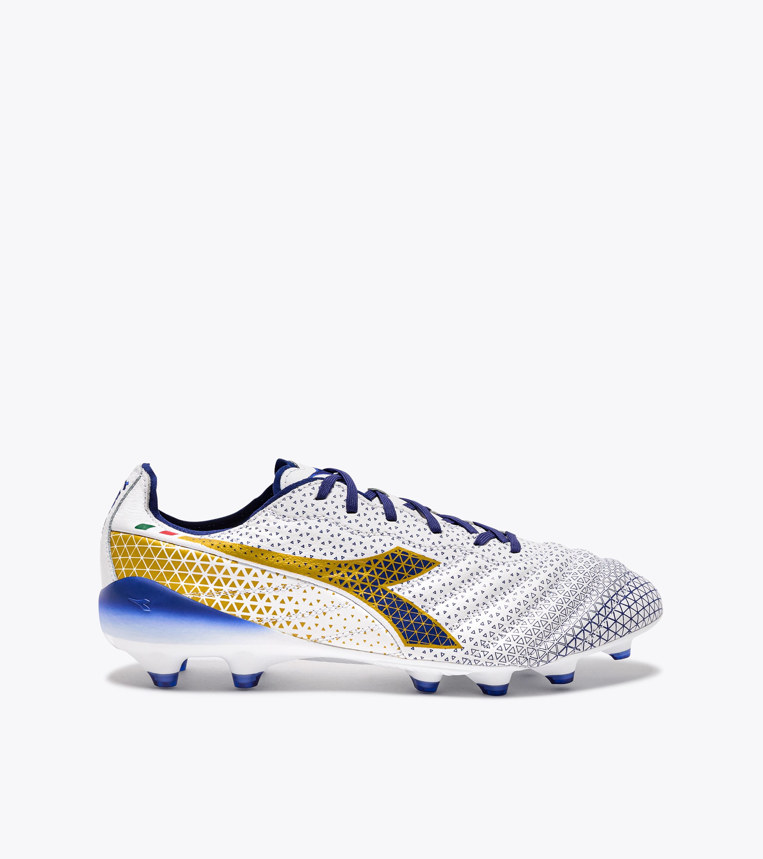 Diadora Brasil Elite Tech ITA FG Blanc Bleu Rouge FD0663 | Chaussure de Diadora Brasil Elite Tech ITA FG Blanc Bleu Rouge FD0663 | Chaussure de
