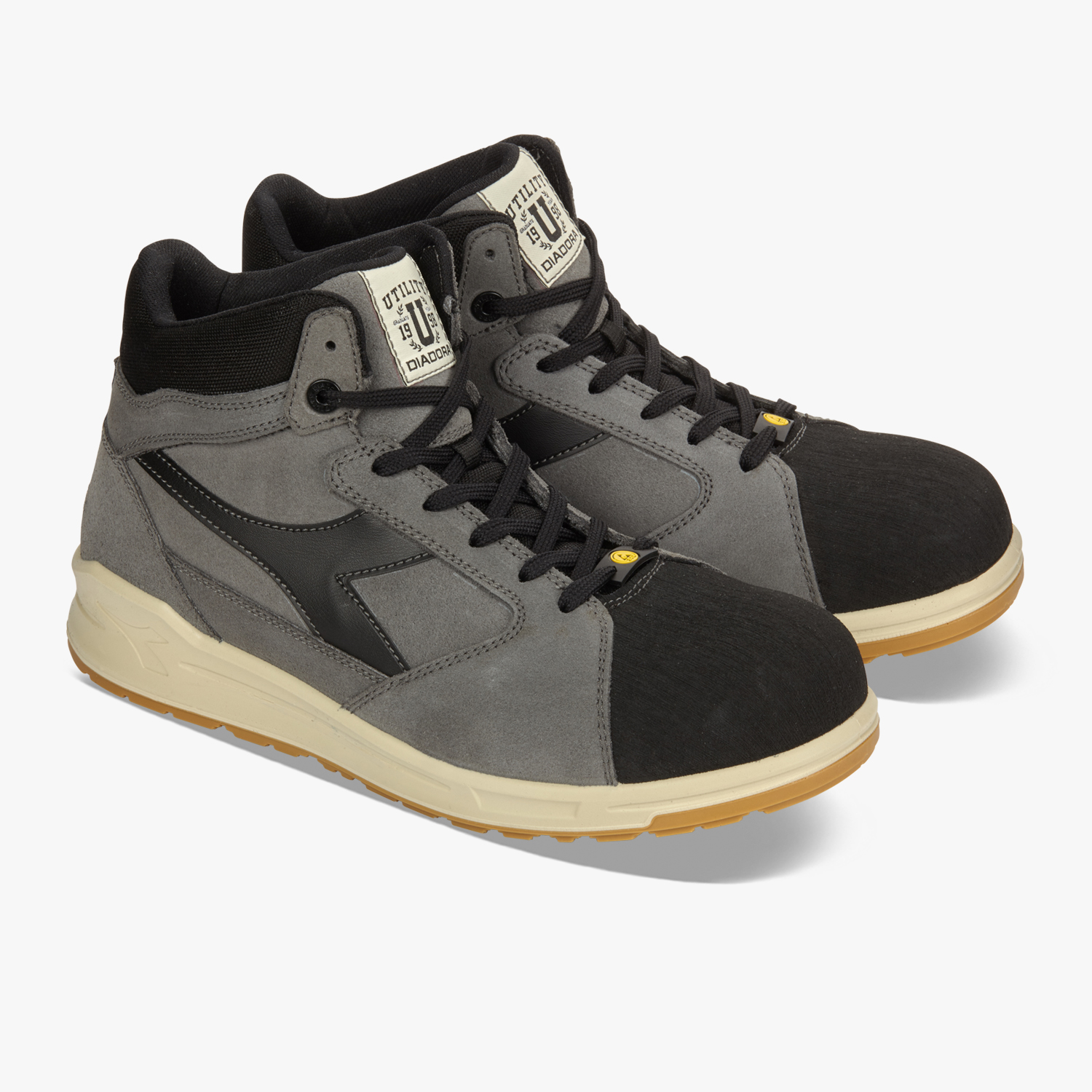Scarpe Antinfortunistica Diadora Utility D JUMP HI PRO S3 SRC ESD GRIGIO ACCIAIO Scarpe Antinfortunistica Diadora Utility D JUMP HI PRO S3 SRC ESD GRIGIO ACCIAIO