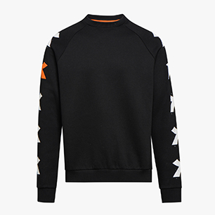 Diadora Men's Fleece Crewneck Sweatshirt - Soft Cotton Pullover With Classic Logo, Street Style Comfort