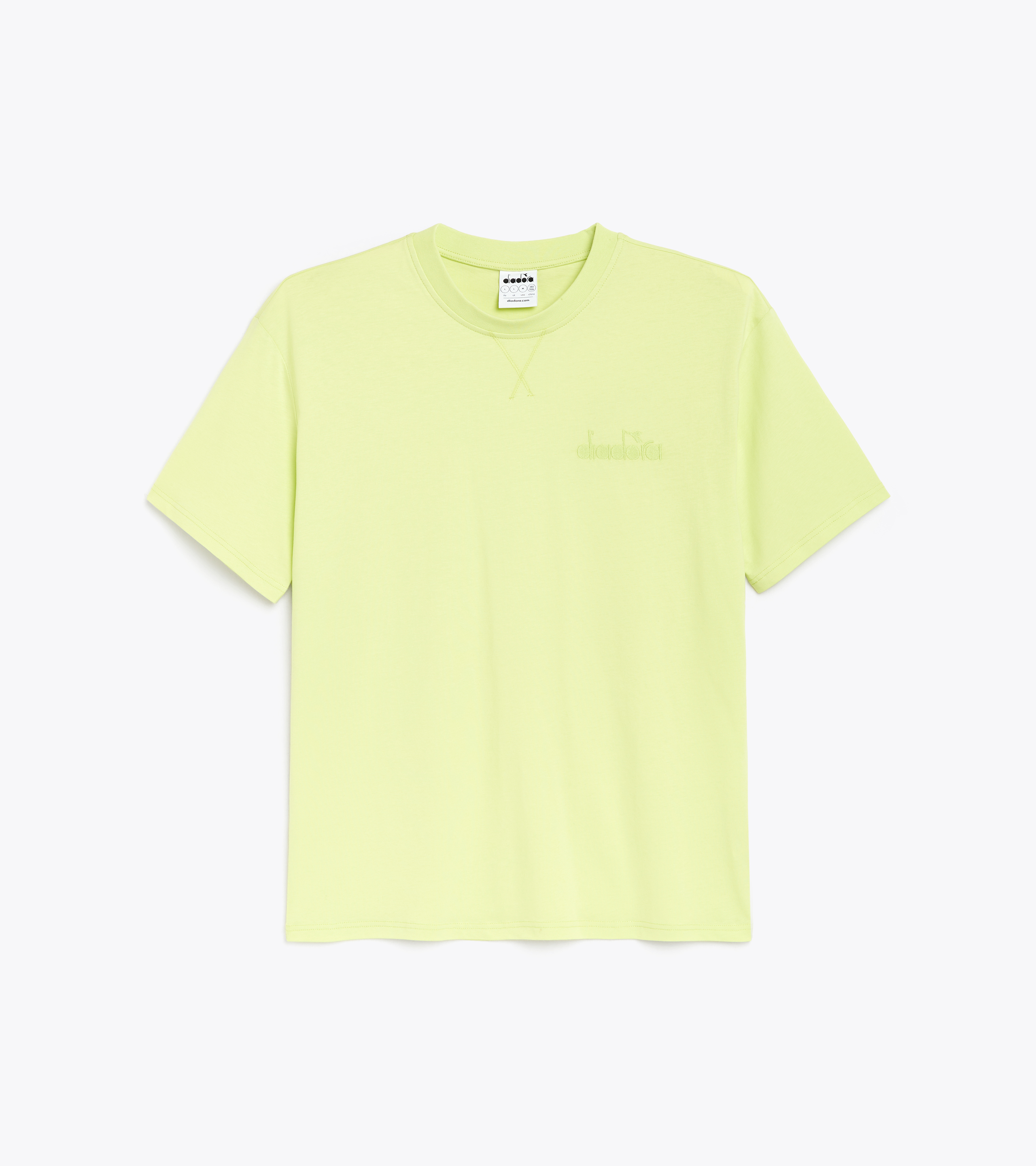 Cotton t-shirt - Gender neutral T-SHIRT SS SPW LOGO DARK LIME GREEN - Diadora