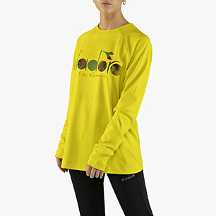 FLOWERS LONG SLEEVE T-SHIRT, GREEN SPRING, medium