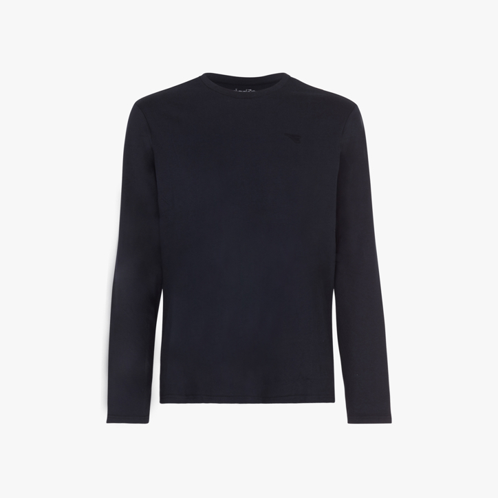 LS T-SHIRT JS, NOIR, large