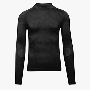 LS TURTLE NECK ACT, BLACK, medium