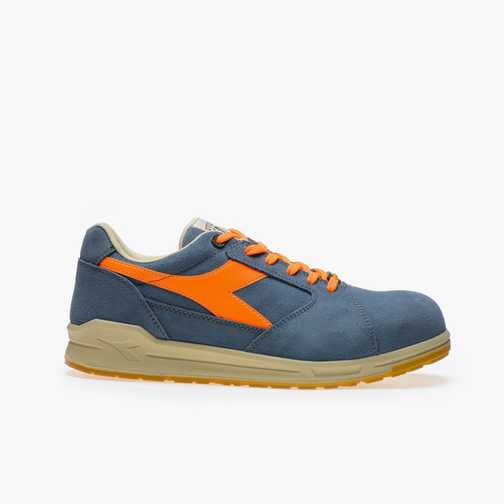 D-JUMP LOW S3 SRC ESD, BLUE DENIM/ORANGE, large