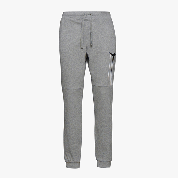 CUFF PANTS FREGIO, LIGHT MIDDLE GREY MELANGE , large
