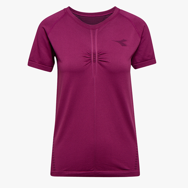 L. SS TECHFIT T-SHIRT, VIOLET BOYSENBERRY, large