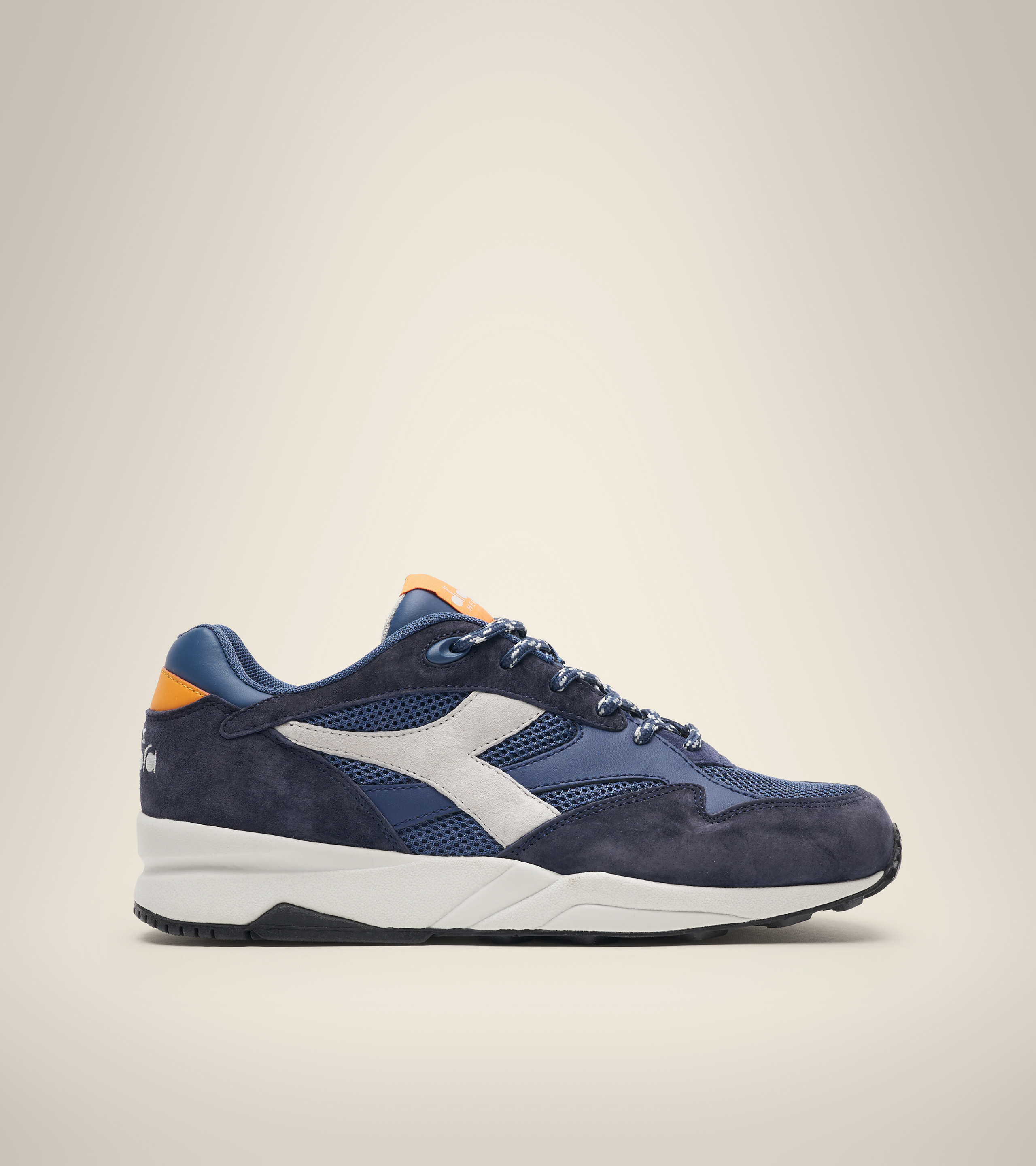 Diadora Eclipse Premium Mens Lace Grey Trainers Lace Up Sport Casual Shoes 