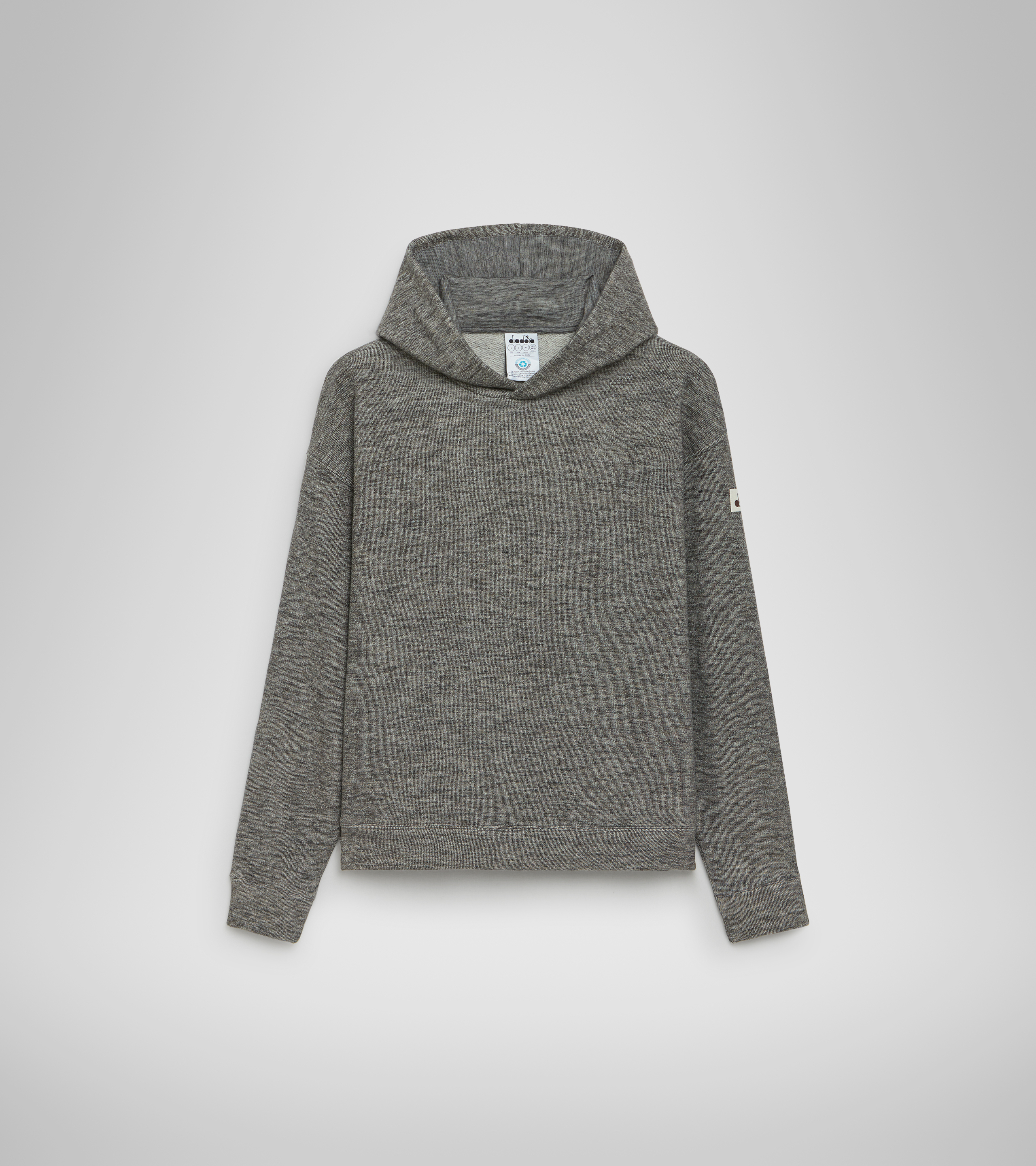 Hooded sweatshirt - Unisex HOODIE MANIFESTO 2030 TURKISH COFFEE MELANGE - Diadora