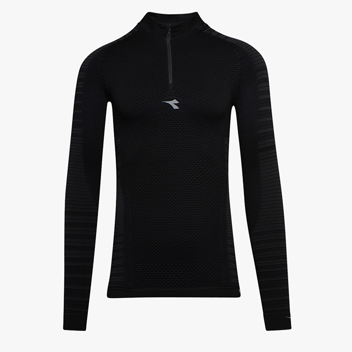 1/2 ZIP LS T-SHIRT ADV
