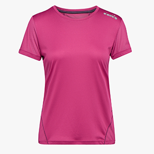 L. X-RUN SS T-SHIRT, VIOLET BOYSENBERRY, medium