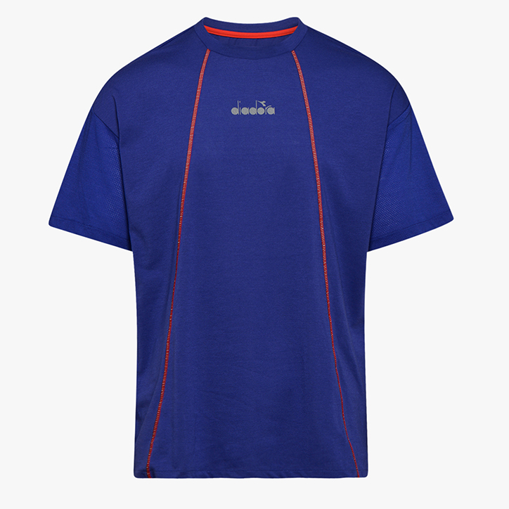 SS T-SHIRT BE ONE, BLUE REGISTA, large