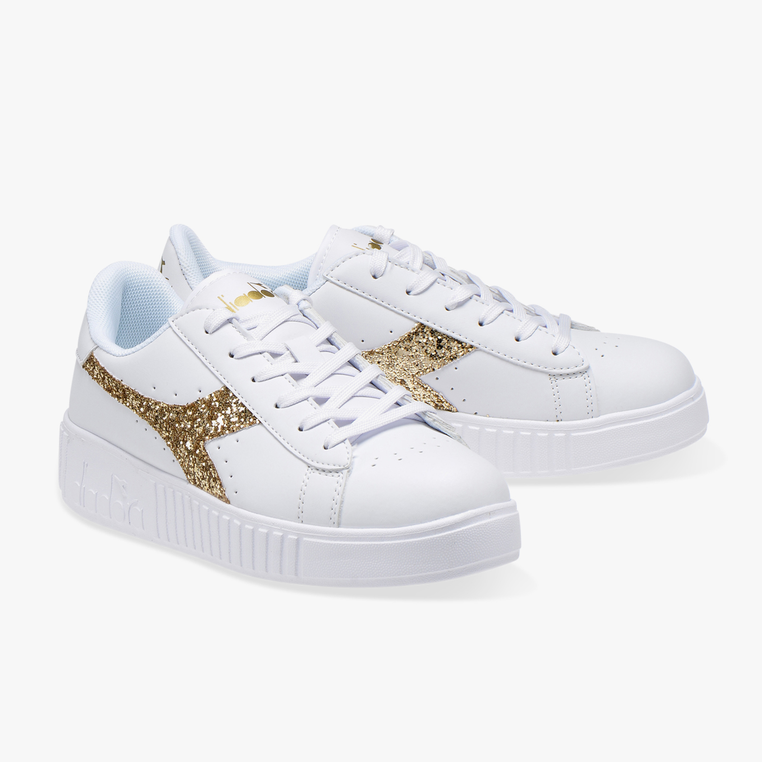 diadora game step bianche