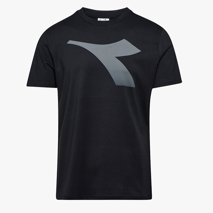 SS T-SHIRT FREGIO, BLACK, large