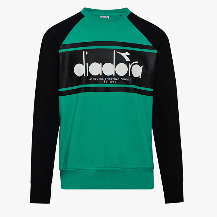 SWEATSHIRT CREW SPECTRA, HOLLY GREEN, large