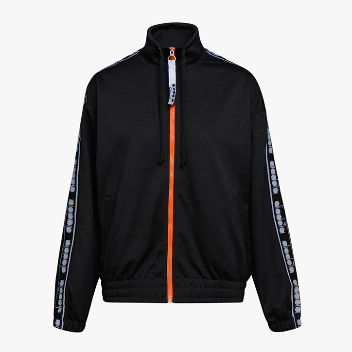 L. TRACK JACKET TROFEO, BLACK, large