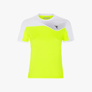 J. T-SHIRT COURT, YELLOW, medium