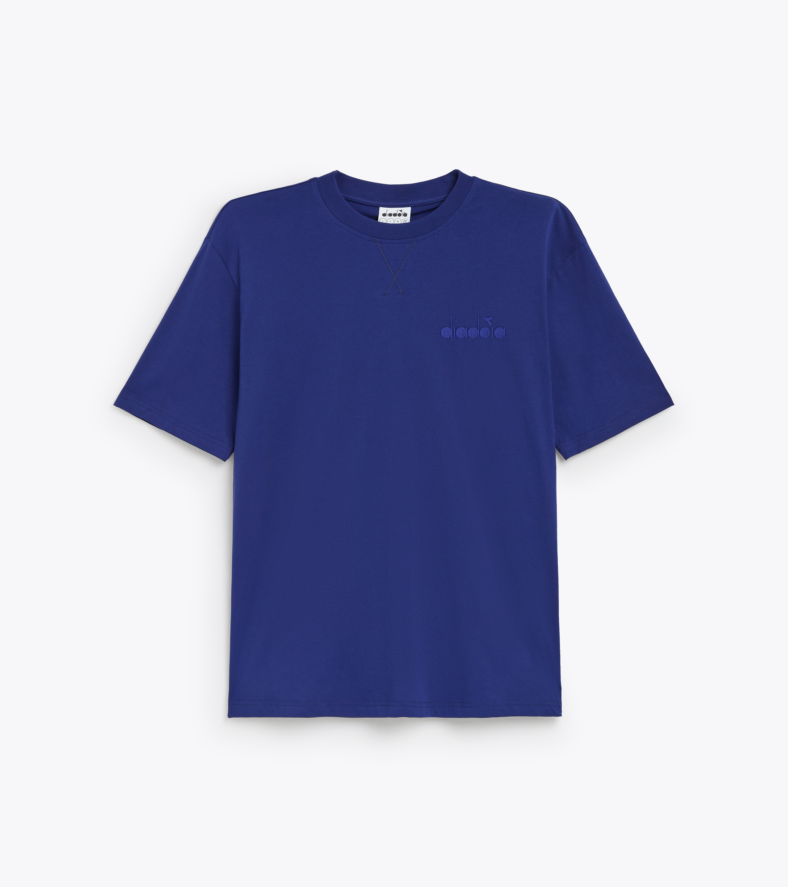 Cotton t-shirt - Gender neutral T-SHIRT SS SPW LOGO BLUE PRINT - Diadora