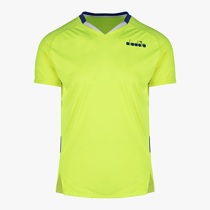 T-SHIRT, FLUO YELLOW DD, large