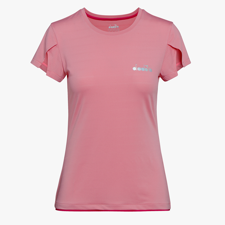 L. SS T-SHIRT, PENCIL PINK, large