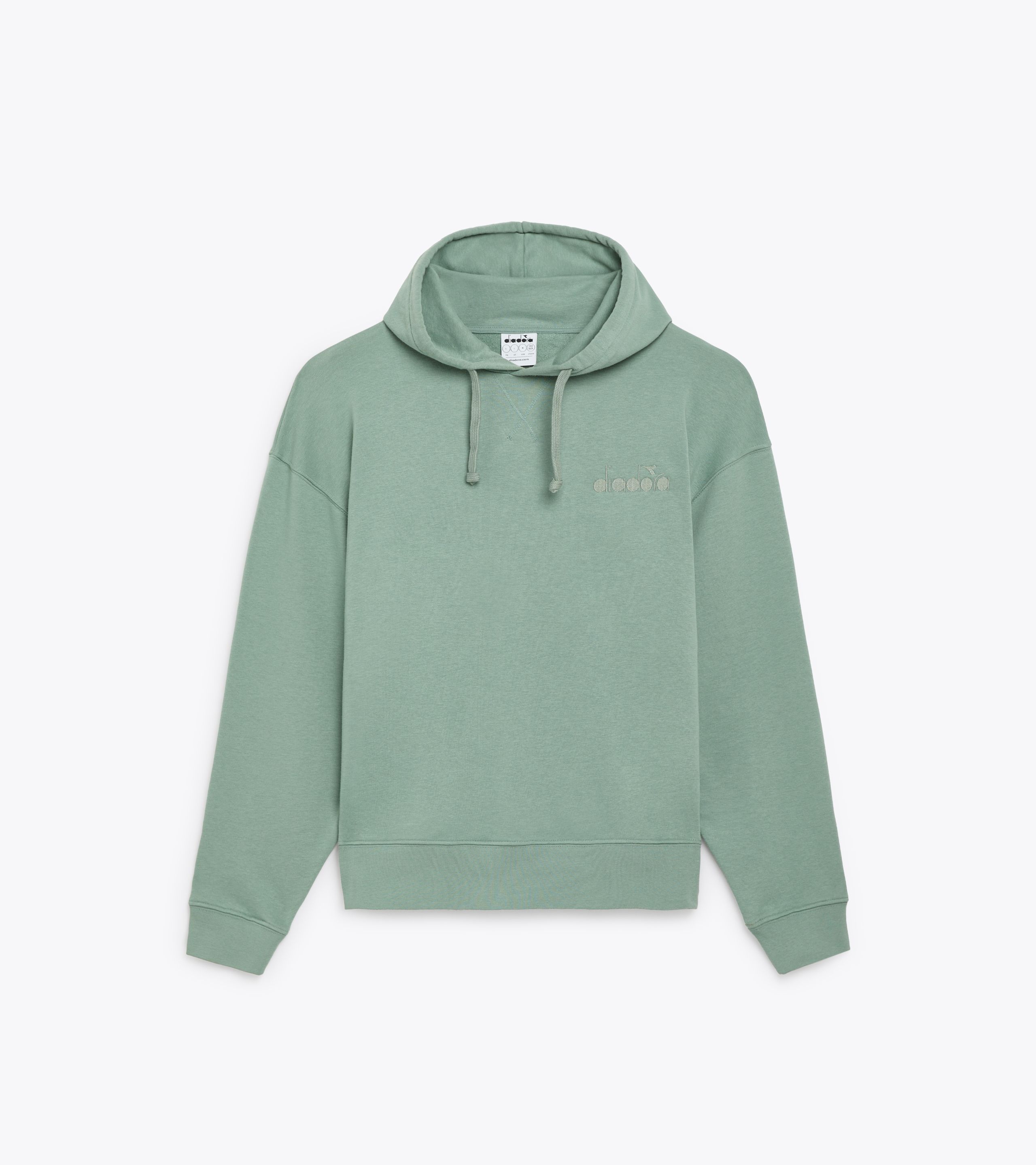 Sweatshirt mit Kapuze - Gender Neutral HOODIE ATHL. LOGO EISBERG GRUEN - Diadora