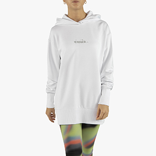 FLOWERS HOODIE SWEATER, OPTICAL WHITE, medium