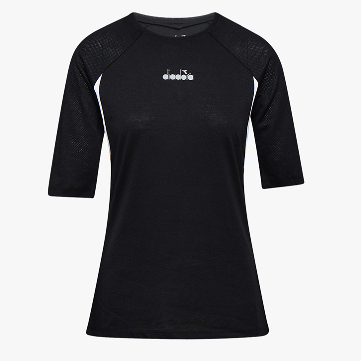 L. 3/4 SLEEVE T-SHIRT BE ONE, BLACK, large